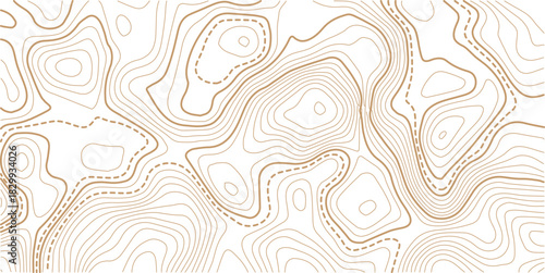  Modern design with White background with topographic wavy pattern design.Topographic gold luxury map background. Geographic abstract pattern.