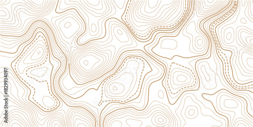 Topographic gold luxury map background. Geographic abstract pattern.Cartography terrain contour lines backdrop for website, presentations
