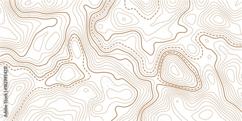 Topographic gold luxury map background. Geographic abstract pattern.. Topography background. Vector banner. Topo.