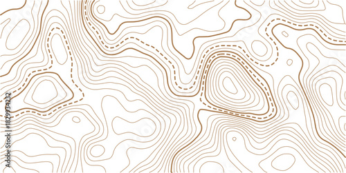  Topographic gold luxury map background. Geographic abstract pattern.The concept of a conditional geography scheme and contour line map image. 
