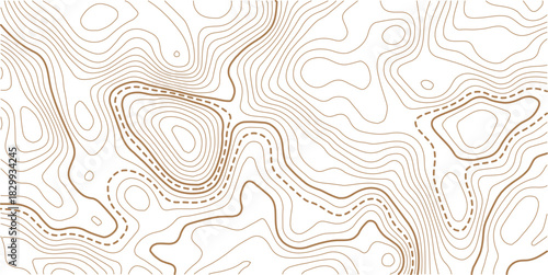 Topographic gold luxury map background. Geographic abstract pattern.. Topography background. Vector banner. Topo.