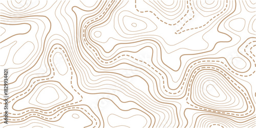  Modern design with White background with topographic wavy pattern design.Topographic gold luxury map background. Geographic abstract pattern.