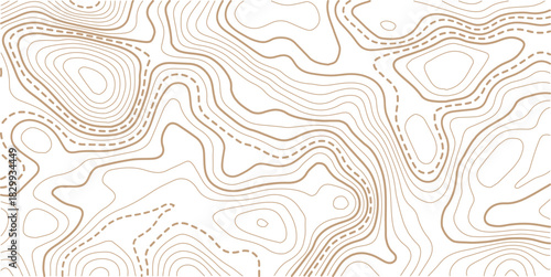 Topographic gold luxury map background. Geographic abstract pattern.. Topography background. Vector banner. Topo.