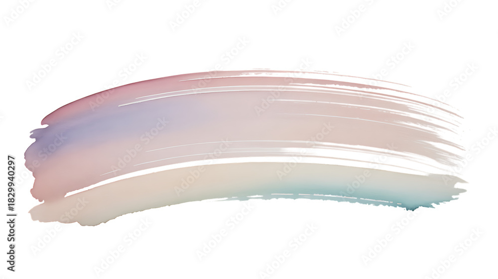 Fototapeta premium Abstract pastel paint brush stroke color