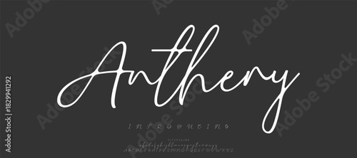 Modern alphabet letters font logo. Typography luxury minimal lettering fonts decorative wedding vintage retro logos. vector illustration