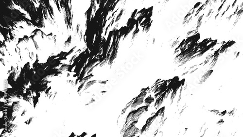 Black textured grunge surface with rough grain pattern and vintage dirty effect suitable for abstract design backgrounds