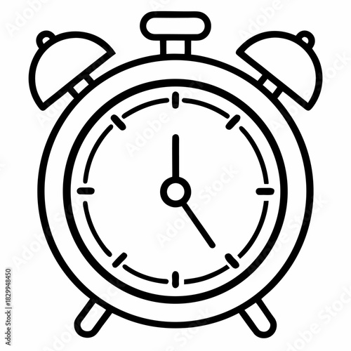alarm clock vector illustration