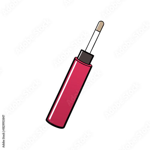 vector clip art lip gloss on white background for web and graphic design