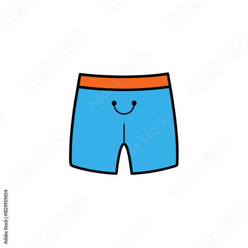 vector clip art swim shorts for web and graphic design