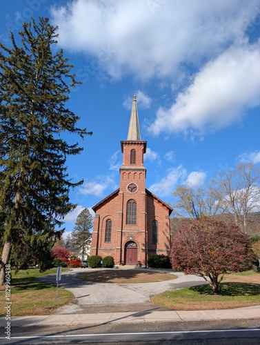 Overview of Cold Spring, NY in fall - November 2025