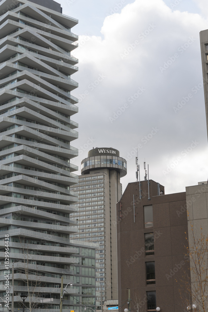 Obraz premium building and sign of The Westin Harbour Castle, Toronto