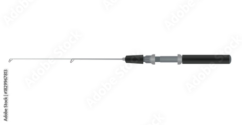 Fishing rod pole. vector illustration	