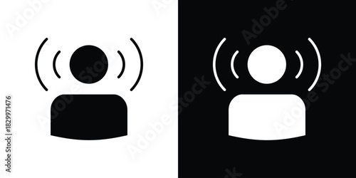 Brand awareness icons editable flat black and white icons pack. Vector EPS10