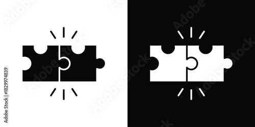 Compatibility icons editable flat black and white icons pack. Vector EPS10