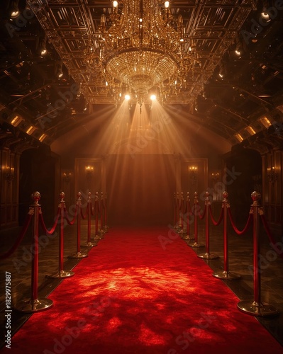 Red carpet luxury venue