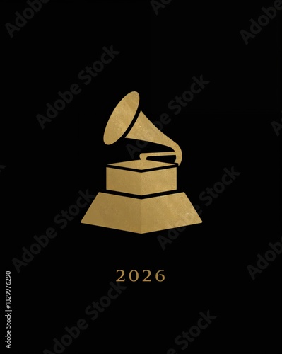 Grammy 2026 gold icon