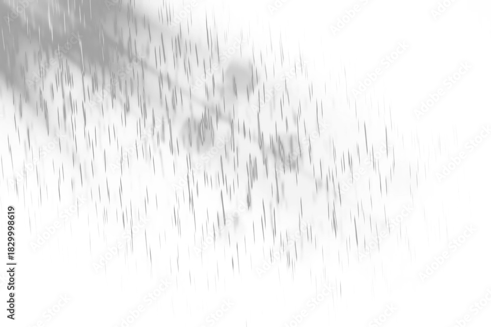 Fototapeta premium Realistic Transparent Rain Overlay PNG – High-Resolution Rain Effect, Falling Water Droplets, Weather Texture for Photo Editing & Graphic Design