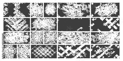 Grunge texture pack: distressed abstract patterns and backgrounds