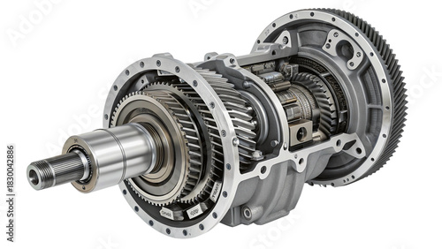 Explore the inner workings of a state-of-the-art transmission system, a marvel of engineering precision for automotive and industrial applications