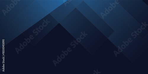 Black dark navy blue silver abstract pattern background. Geometric shape. Line triangle angle fold polygon diamond 3D. Color gradient ombre. eps 10