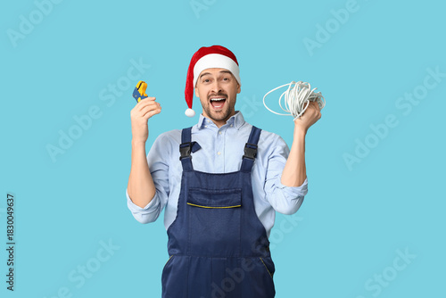 Portrait of cheerful male e...