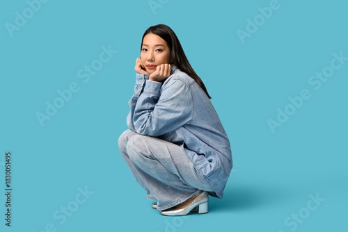 Beautiful young Asian woman...