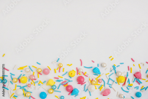 Sweet colorful sprinkles sc...