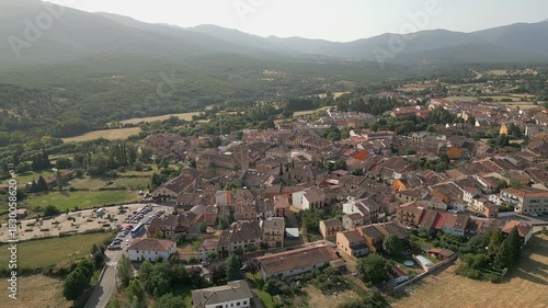 Wallpaper Mural Dirt road that crosses fields in the direction of the small mountain villages of central Spain, Segovia. Torontodigital.ca