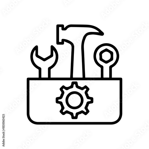 Toolkit and settings icon
