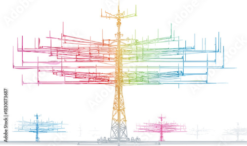 Colorful Spectrum of Antenna Signals