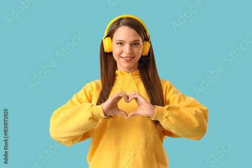 Beautiful young happy woman...