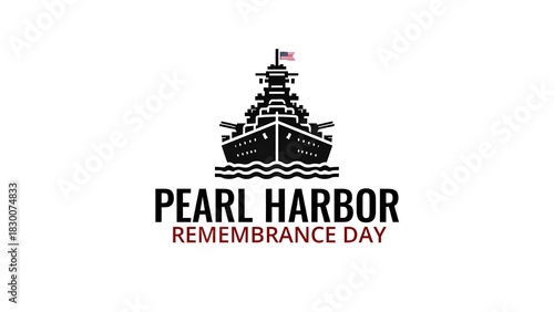 Bild auf Leinwand Pearl harbor remembrance day, 7december