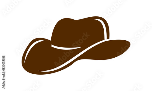 cowboy hat icon logo