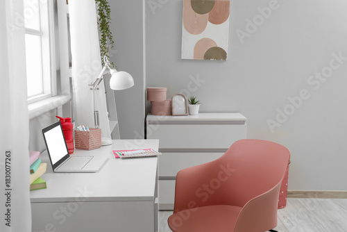 Children's workplace with l...