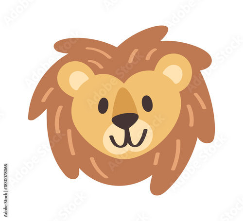 Lion avatar animal friendly expression