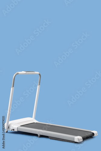 Modern exercise treadmill o...
