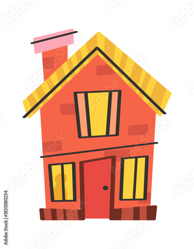 Countryside townhouse traditional home design