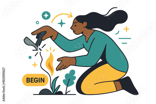 First Ember Spark. Keeper of the Hearth ? First Ember. A steel and flint kiss with a tiny spark; thin lines trace the ember?s breath into kindling. Tag reads