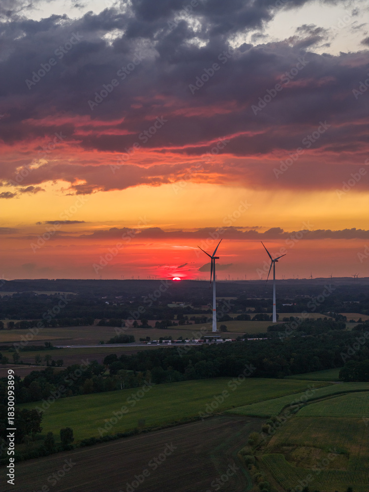 Fototapeta premium Windräder
