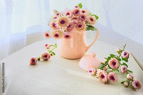 still life with flowers