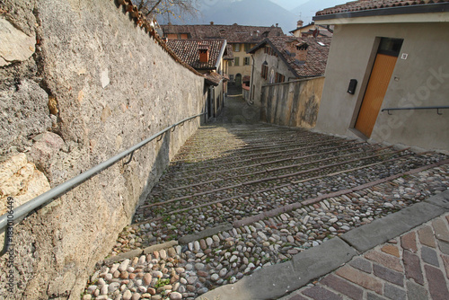 grande gradinata a Clusone (Val Seriana, Bergamo)