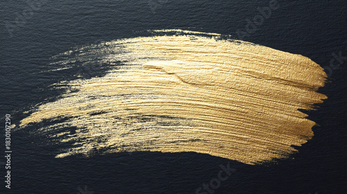 金色のブラシストロークが際立つ黒背景テクスチャ
