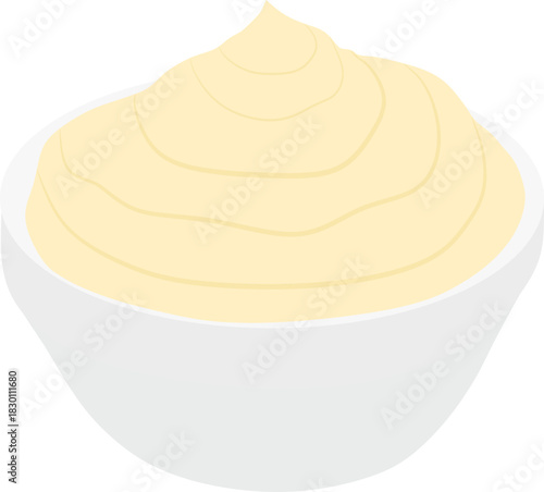 Mayonnaise Vector Illustration 