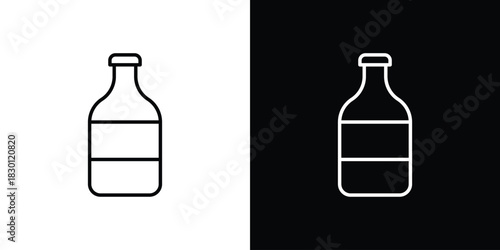 Sauce icon. Editable Vector symbols. Set of line icons on white background.
