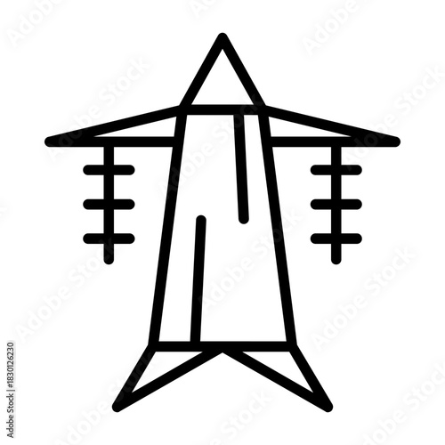 Electric Tower Vector Icon