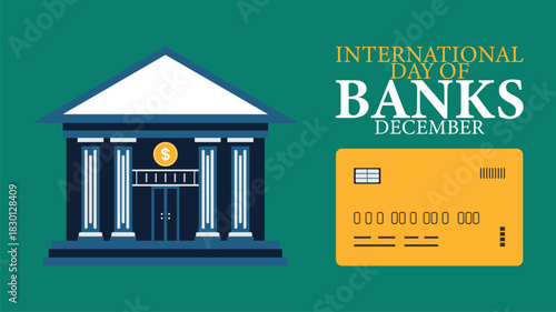 International Day of Banks Finance Awareness Poster design