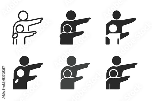 Mentorship Logos Gallery. Mentor offering advice. Icon set. Set Logo of mentorship: mentor guiding mentee. harmonious logo variations of the same emblematic