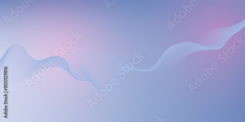 Abstract thin line light blue background in technology elegant style. 2025 wave on tech bg. Modern geometric banner with circuit wires on the chip. Vector illustration for flyer, presentation, banner