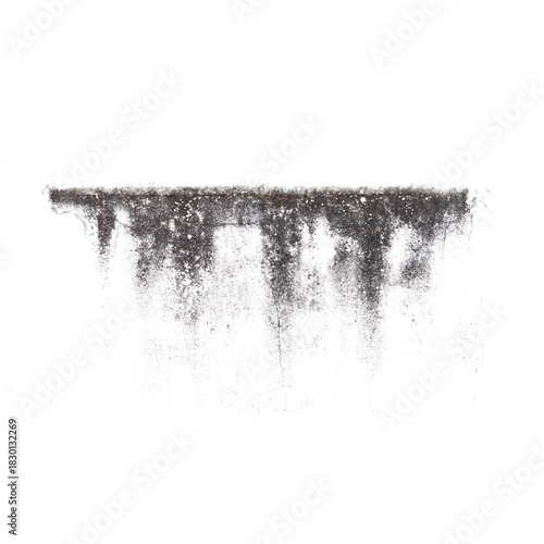 Wall and Floor Stain with Transparent Background