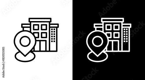 Venue With Icon Set Design